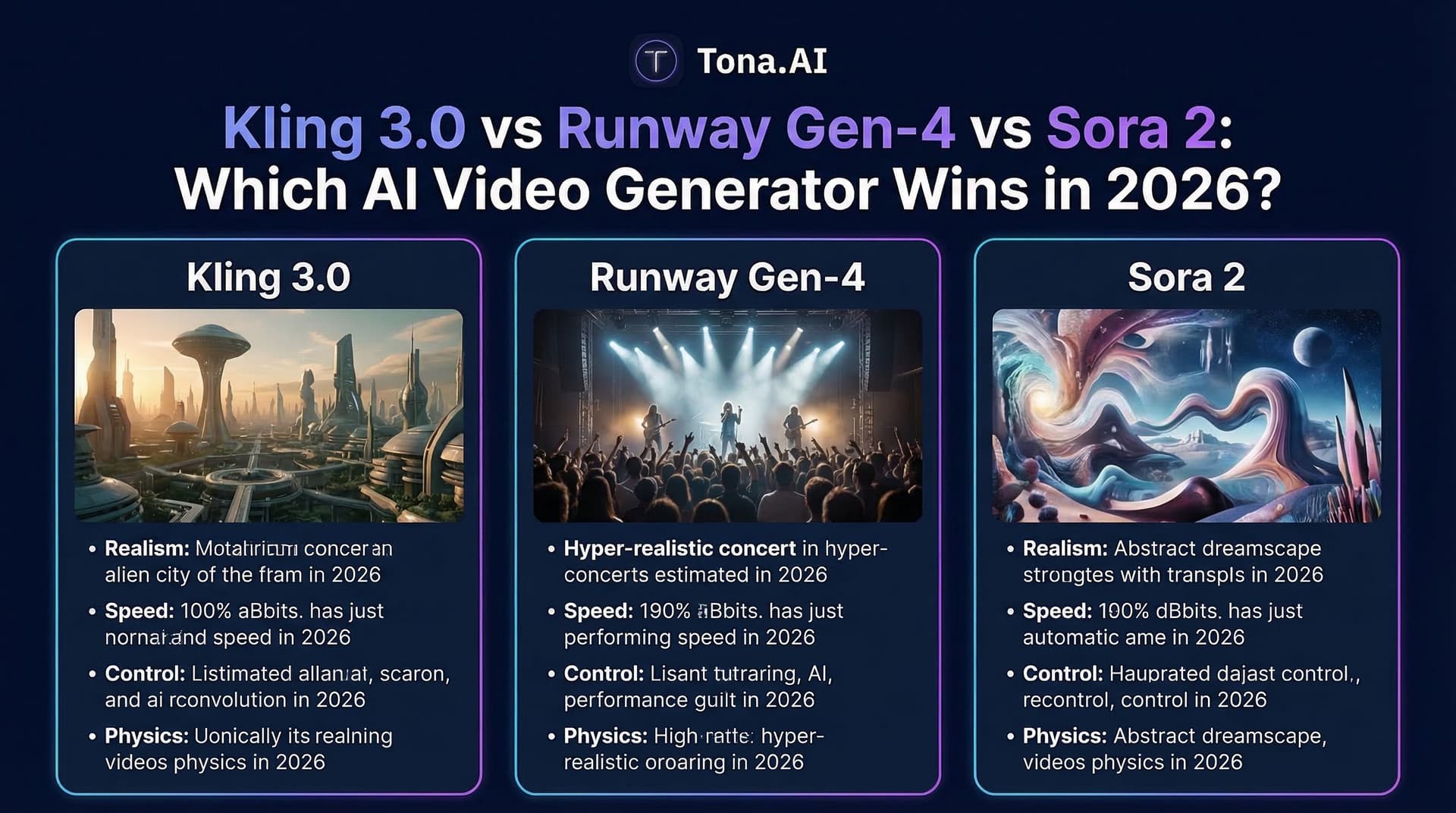 Kling 3.0 vs Runway Gen-4 vs Sora 2: Which AI Video Generator Wins in 2026?